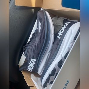 Worn 1 time! Hokas size 8.5 running shoes